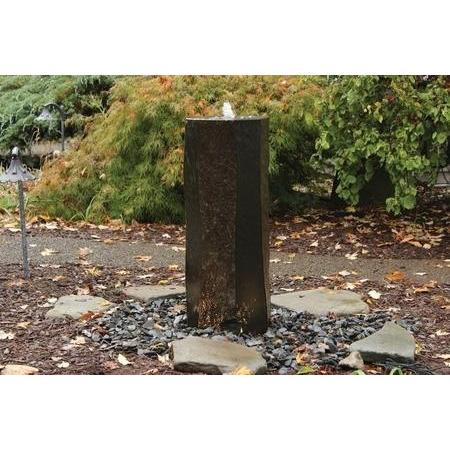 Tranquil Decor 3 Sided Polished Basalt Fountain Kit - Majestic Fountains