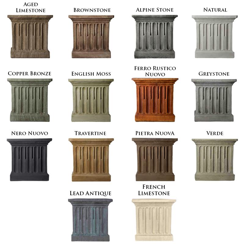 Zen Element Birdbath in Cast Stone by Campania International B-178 - Majestic Fountains