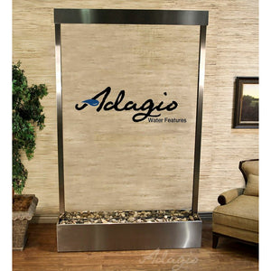 Adagio Grandeur River 8ft High- Center Mounted - Indoor Floor Fountain - Majestic Fountains