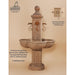 Giannini Garden Limone Concrete Outdoor Courtyard Fountain - 1581 & 1582 - Majestic Fountains