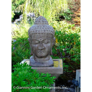 Giannini Garden Meditation Buddha Concrete Outdoor Fountain - 1629 - Majestic Fountains