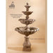 Giannini Garden Grand Chateau Concrete 4 Tier - Outdoor Courtyard Fountain - 1694 - Majestic Fountains