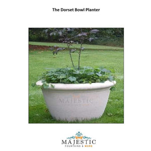 Dorset Bowl Planter in GFRC - Majestic Fountains