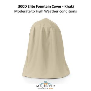 300D Fountain Cover Khaki - Majestic Fountains and More