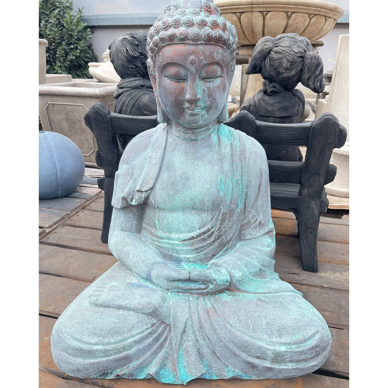 Sitting Buddha Statue - #8020 & 8021