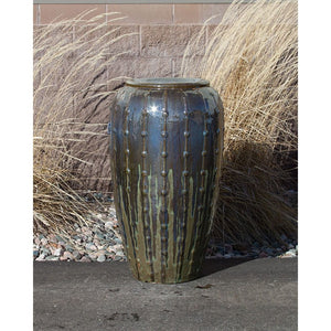 Saguaro Sage - Closed Top Single Vase Complete Fountain Kit - Majestic Fountains