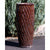 Tan Waves - Closed Top Single Vase Complete Fountain Kit - Majestic Fountains