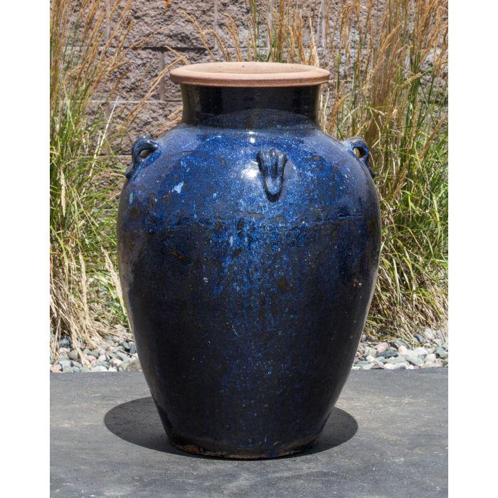 Navy Blue Amphora Fountain Kit - FNT50098 - Majestic Fountains