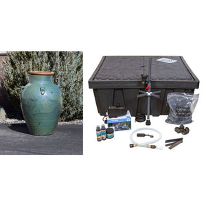 Blue-Green Amphora Fountain Kit - FNT50265 - Majestic Fountains