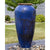 Azure Blue Large Tuscany Single Vase Fountain Kit - FNT50-AB489 - Majestic Fountains