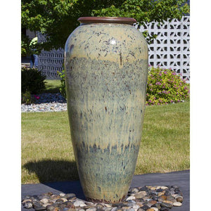 Lemon Large Tuscany Single Vase Fountain Kit - FNT50-AB493 - Majestic Fountains