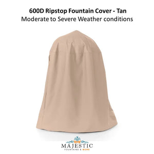 600D Fountain Cover Tan - Majestic Fountains and More