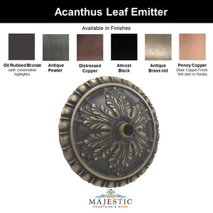 Acanthus Leaf Emitter - Majestic Fountains