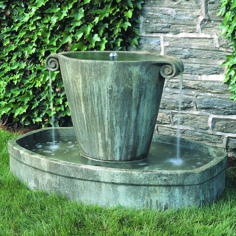 Anfora Fountain in Cast Stone by Campania International FT-67 - Majestic Fountains