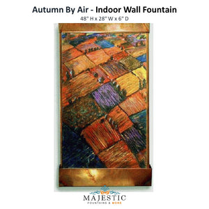 Harvey Gallery Autumn By Air - Indoor Wall Fountain - Majestic Fountains
