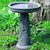 Flores Birdbath in Cast Stone by Campania International B-073 - Majestic Fountains