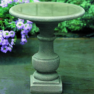 Siena Birdbath in Cast Stone by Campania International B-075 - Majestic Fountains