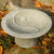 Yin Yang Pedestal Birdbath in Cast Stone by Campania International B-110 - Majestic Fountains