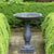 Williamsburg Candlestand Birdbath in Cast Stone by Campania International B-119 - Majestic Fountains