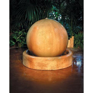 Ball And Ring Base Fountain - Outdoor Fountain - Majestic Fountains