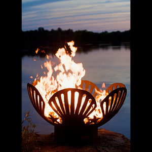 Barefoot Beach by Fire Pit Art - Majestic Fountains