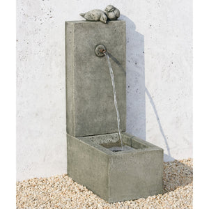 Bird Element Fountain in Cast Stone by Campania International FT-136 - Majestic Fountains