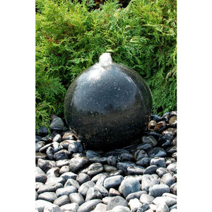 Black Granite - Sphere Fountain Kit - Choose from  multiple sizes - Majestic Fountains