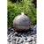 Blue Limestone  - Sphere Fountain Kit - Choose from  multiple sizes - Majestic Fountains
