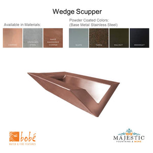 Bobe - Wedge Scupper - Majestic Fountains and More
