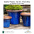 Brighton Planters - Set of 3 - Antique White in Glazed Terra Cotta By Campania - Majestic Fountains and More