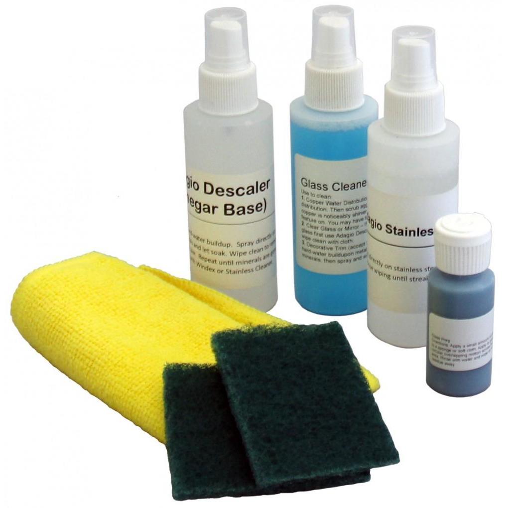 Indoor Fountain Cleaning Kit for Glass Features with Stainless Steel Majestic Fountains and More