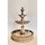 Calanthia Concrete 3 Tier Outdoor Courtyard Fountain With Pond - Majestic Fountains