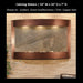 Adagio Calming Waters 35"H x 54"W  - Indoor Wall Fountain - Majestic Fountains
