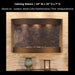 Adagio Calming Waters 35"H x 54"W  - Indoor Wall Fountain - Majestic Fountains