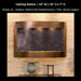 Adagio Calming Waters 35"H x 54"W  - Indoor Wall Fountain - Majestic Fountains