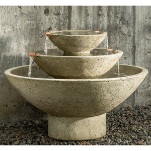 Carrera Fountain in Cast Stone by Campania International FT-223 - Majestic Fountains