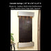 Adagio Cascade Springs 54"H x 25"W - Indoor Wall Fountain - Majestic Fountains