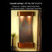 Adagio Cascade Springs 54"H x 25"W - Indoor Wall Fountain - Majestic Fountains