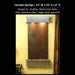 Adagio Cascade Springs 54"H x 25"W - Indoor Wall Fountain - Majestic Fountains