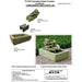 Cascading Hosta Fountain in Cast Stone by Campania International FT-229 - Majestic Fountains