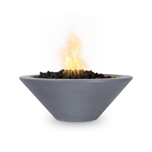 TOP Fires Cazo Round Fire Bowl in GFRC Concrete by The Outdoor Plus - Majestic Fountains