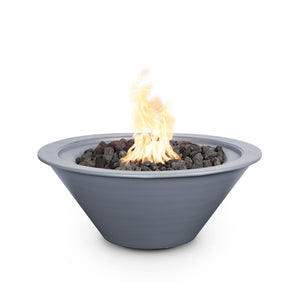 TOP Fires Cazo Round Fire Bowl in Powder Coated Steel by The Outdoor Plus - Majestic Fountains