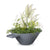 TOP Fires Cazo Powder Coated Metal Planter & Water Bowl by The Outdoor Plus - Majestic Fountains