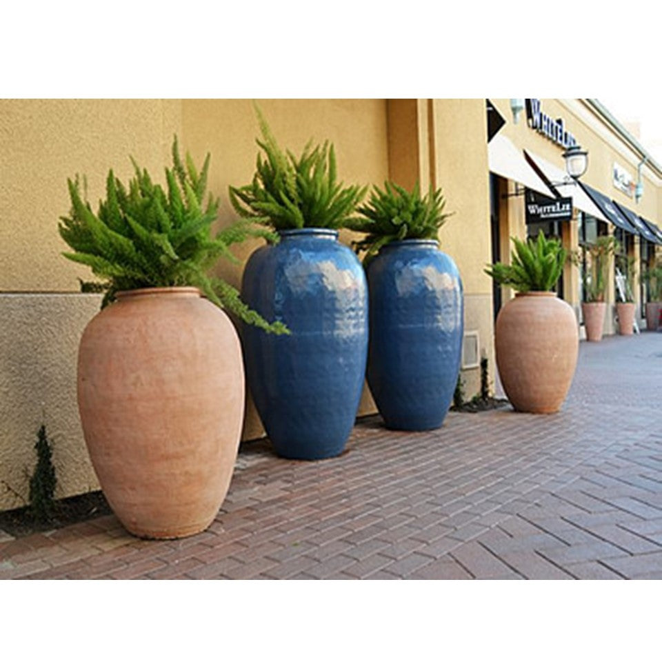 Archpot Chinese Urn Planter in Blue- Majestic Fountains