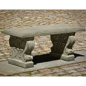 Classic Bench By Campania International- Majestic Fountains