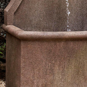 Closerie Wall Fountain in Cast Stone by Campania International FT-309 - Majestic Fountains