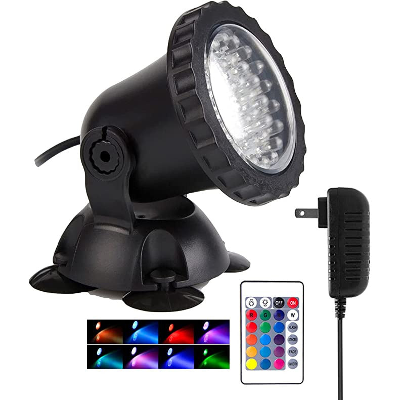 Color Changing Single Submersible LED Lights Kit - Majestic Fountains and More