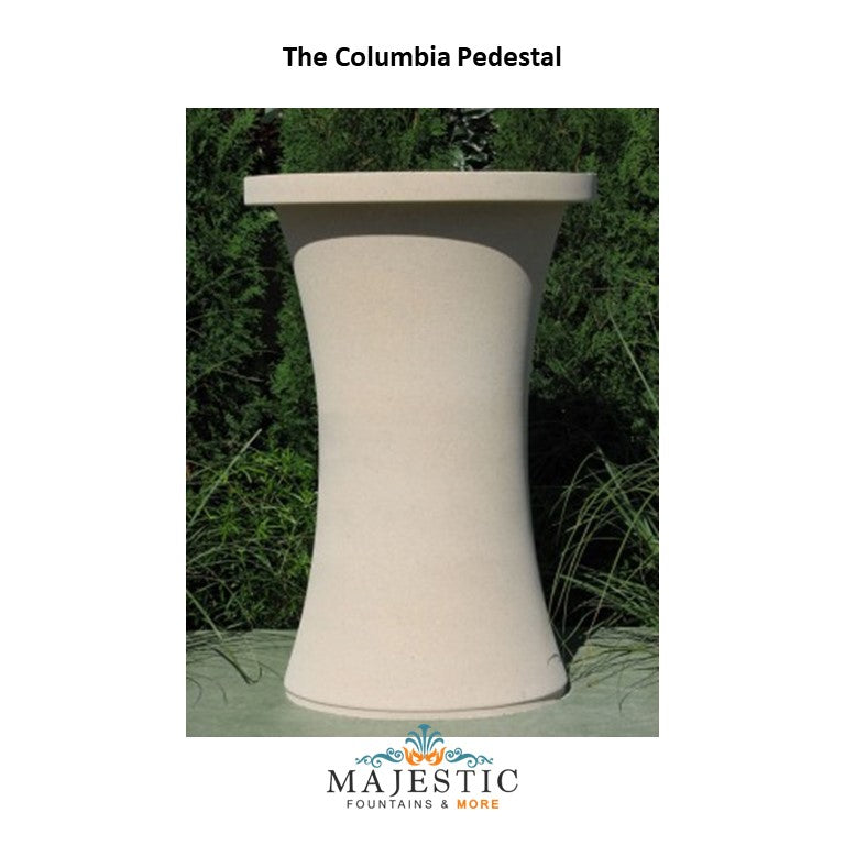 Columbia Pedestal in GFRC - Majestic Fountains