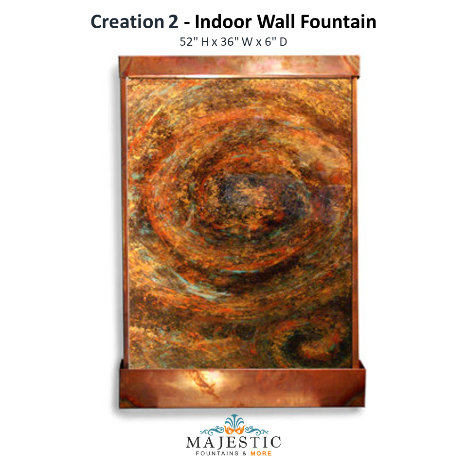 Harvey Gallery Creation 2 - Indoor Wall Fountain - Majestic Fountains
