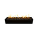 TOP Fires Eaves Rectangle Fire Pit in Powder Coated Steel by The Outdoor Plus - Majestic Fountains
